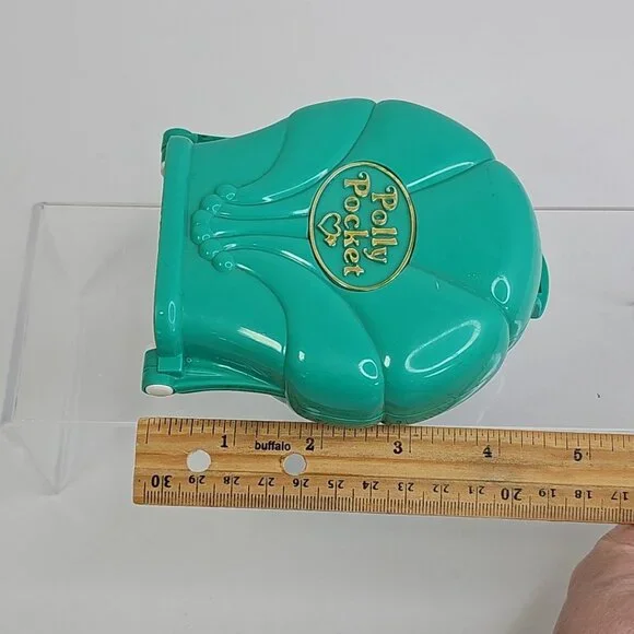 Polly Pocket Splash & Slide Water Park Teal Compact (Bluebird, 1995) Playset - Picture 10 of 11